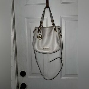 Michael Kors White Crossbody Bag